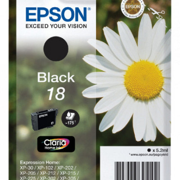 Inktcartridge Epson 18 T1801 zwart