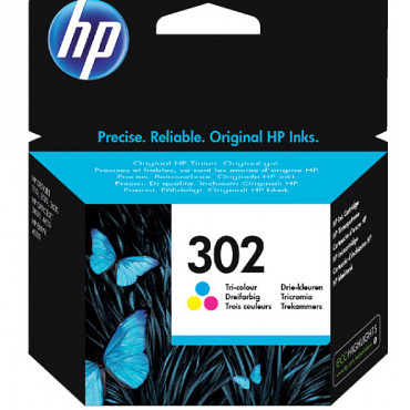 Inktcartridge HP F6U65AE 302 kleur