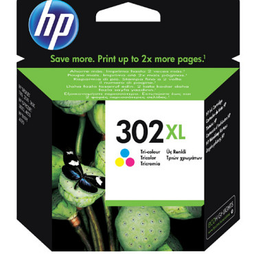 Inktcartridge HP F6U67AE 302XL kleur