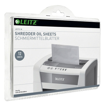 Olie voor papiervernietiger sheet Leitz IQ 12vel