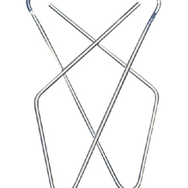 Vlinderclip n°10/40mm, gegalvaniseerd, doos met 50 clips