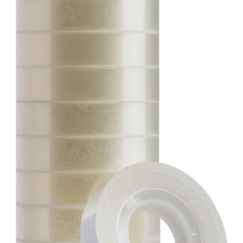 Plakband Quantore 12mmx33m transparant