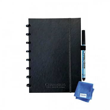 Notitieboek Correctbook Premium A5 lijn 40blz ink black