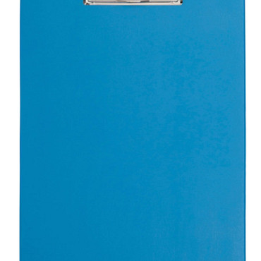 Klembordmap MAUL A4 staand met penlus PVC neon lichtblauw