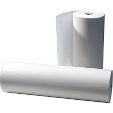 Kraftpapier op rol 50cm 45gram gebleekt wit kraft circa 440 mtr