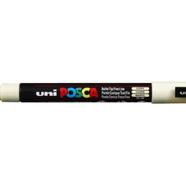 Verfstift Posca PC3M fijn ivoor