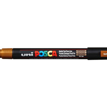 Verfstift Posca PC3M fijn brons