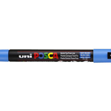 Verfstift Posca PC3M fijn hemelsblauw