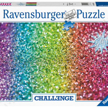 Puzzel Ravensburger Glitter challenge 1000 stukjes