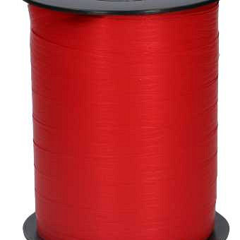 Krullint paperlook 10mm x 250 meter kleur 33 rood