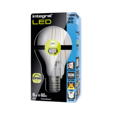 Ledlamp Integral E27 2700K warm wit 603W 806lumen