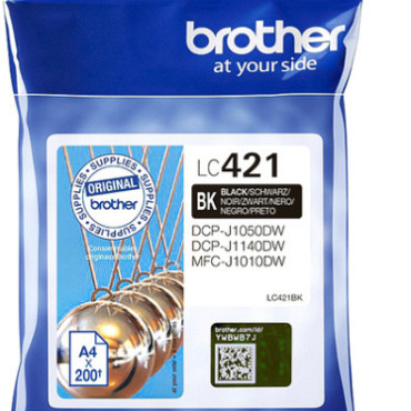 Inktcartridge Brother LC-421BK zwart