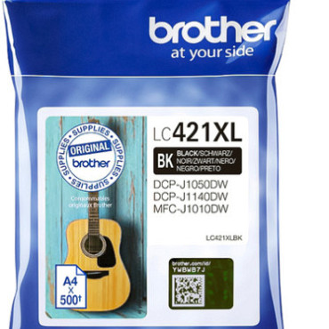 Inktcartridge Brother LC-421XLBK zwart