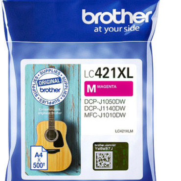 Inktcartridge Brother LC-421XLM rood