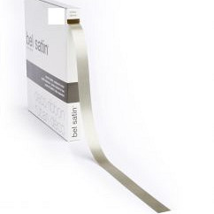 Satijnlint Bel Satin 15mm x 100 meter taupe