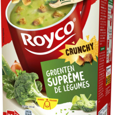 Soep Royco groenten surpreme met croutons 20 zakjes