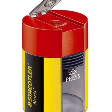 Puntenslijper Staedtler Noris metaal met opvangbakje