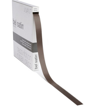 Satijnlint Bel Satin 15mm x 100 meter dark rose