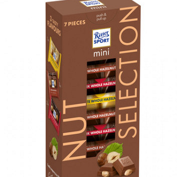 Chocolade Ritter Sport mini nut selection toren