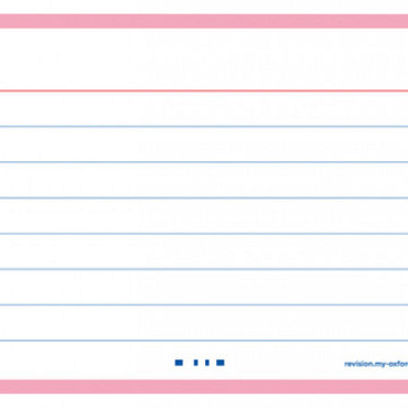 Flashcard Oxford 2.0 75x125mm 80vel 250gr lijn roze
