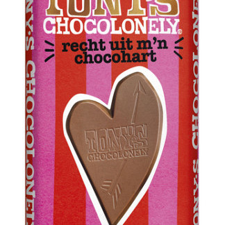 Chocolade Tony's' Chocolonely recht uit mijn chocohart reep 180gr