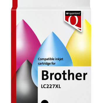 Inktcartridge Quantore alternatief tbv Brother LC227XL zwart