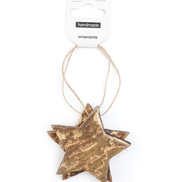 Tag Sterro 8x8.4cm goud 2 stuks