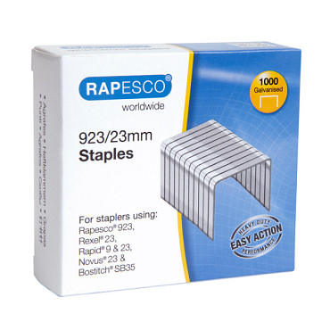 Rapesco 923/23mm (23 Type) Verzinkt Nieten (doos 1000)