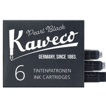 Inktpatroon Kaweco zwart doosje à 6 stuks
