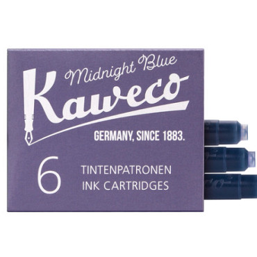Inktpatroon Kaweco blauwzwart doosje à 6 stuks