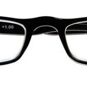 Leesbril I Need You +2.00 dpt Half-line zwart