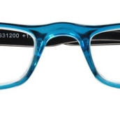 Leesbril I Need You +1.00 dpt Half-line blauw