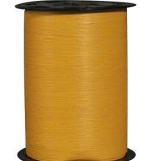 Krullint paperlook 10mm x 250 meter kleur 740 Mosterd