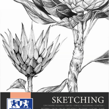 Tekenblok Oxford Sketching A4 50 vel 120 gram spiraal
