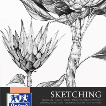 Tekenblok Oxford Sketching A4 50 vel 120 gram