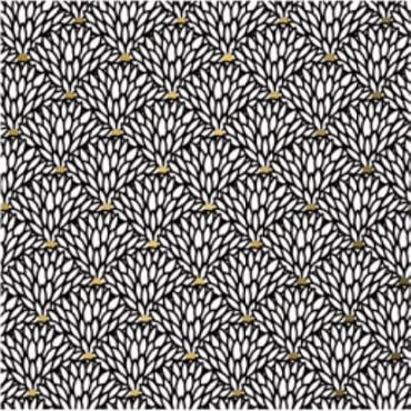 Cadeaupapier 30cm dessin 520 Royal Duo Margrieten 200 meter