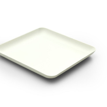 Bagastro bord vierkant 160 x 160 x h15 mm krimp à 40 stuks