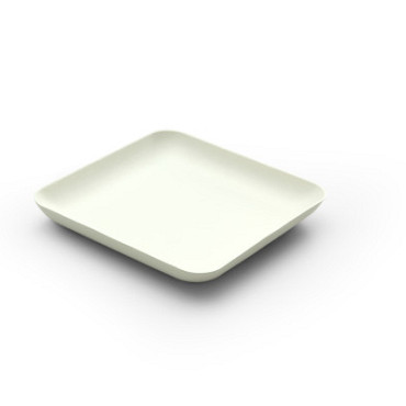 Bagastro bord vierkant 120 x 120 x h15 mm krimp à 40 stuks
