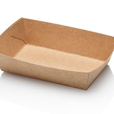 Snackbak Kraft A9 120x70x35mm 50 stuks