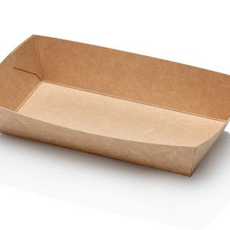 Snackbak Kraft A14 157x88x35mm 100 stuks