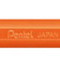Gelschrijver Pentel K110 Mattehop medium oranje