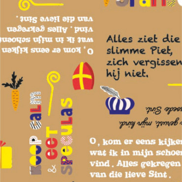 Verpakkingszakjes Haza Sinterklaas 21x30cm doos à 200 stuks assorti