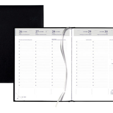 Agenda 2026 Quantore week 7dagen/2pagina's A5 4-talig zwart