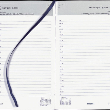 Brepols Optivision XL agenda, Nature, Franstalig, assorti, 2025