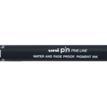 Fineliner Uni-ball Pin 1.2mm zwart