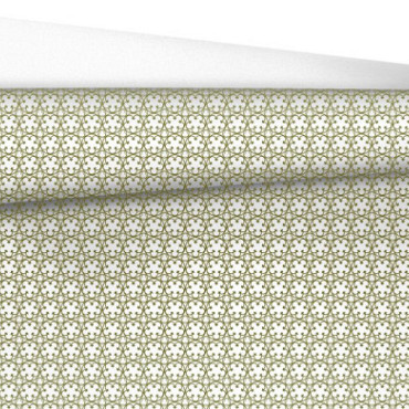 Cadeaupapier 50cm dessin Authentic wit/goud