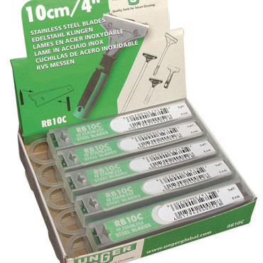 Reservemes Unger voor schraper 10cm 10 stuks