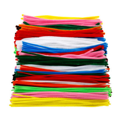 Chenilledraad Creativ Company 30cm dikte 4, 6, 9mm 700 stuks assorti
