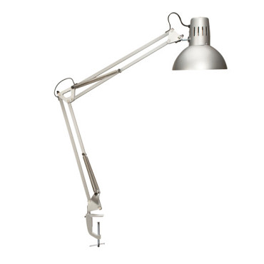 Bureaulamp MAUL Study tafelklem excl.LED lamp E27 zilver