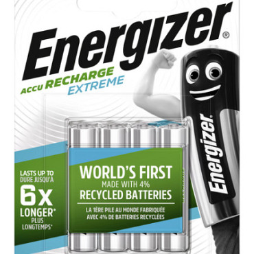 Batterij oplaadbaar Energizer 4x AAA 800mAh